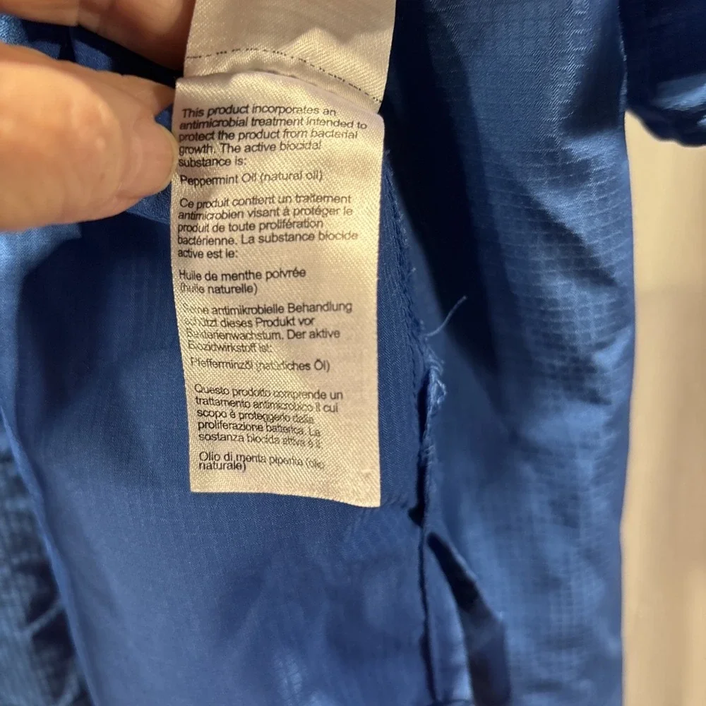 Columbia PFG Omni-Shade Fish Shirt Mens 3XL Blue Long Button Sleeve Button Down